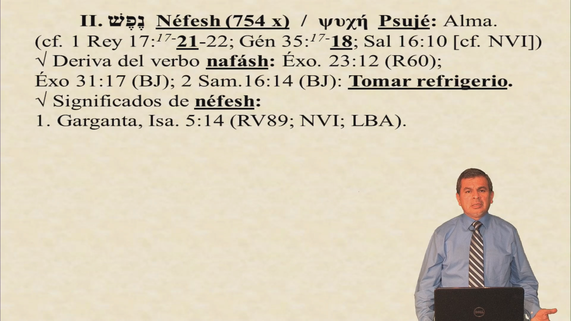 Néfesh y Psujé / Voces bíblicas originales