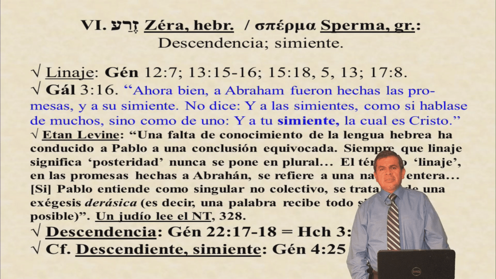 Zéra y Sperma / Voces bíblicas&nbsp;originales