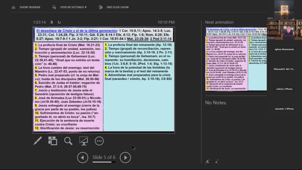 Tipología entre Cristo y el remanente parte 10&nbsp;Zoom